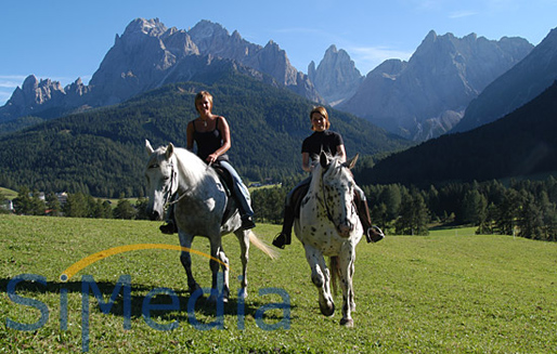 Sommer Südtirol Reiten