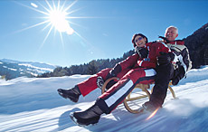 Winter Südtirol Rodeln